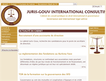 Tablet Screenshot of jurisgouv.com